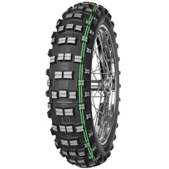 TERRA FORCE EF SUPER (EXTREME ENDURO) | 140/80-18 DOUBLE GREEN STRIPE.