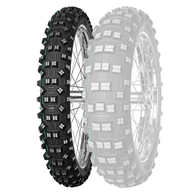 TERRA FORCE EF SUPER LIGHT | 90/90-21 54R GREEN STRIPE DOT