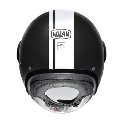 N21 Visor OPEN Face Dolce VITA | Flat Black-White