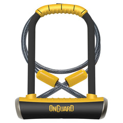 OG U-LOCK &amp; CABLE | PITBULL | U-LOCK 14mm X 11.5cm X 23cm | CABLE 10mm X 120cm