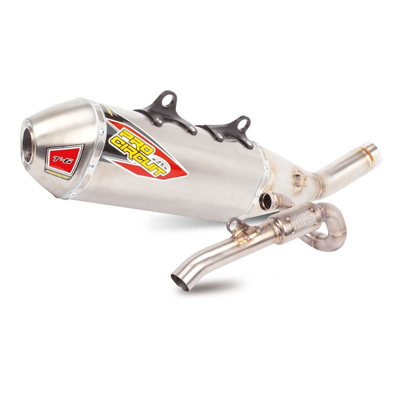TRIUMPH TF250X 25 T6 PRO SYSTEM | Ti BC Silencer, w/Ti End Cap, S/Less Tubing FIM 2025 Legal