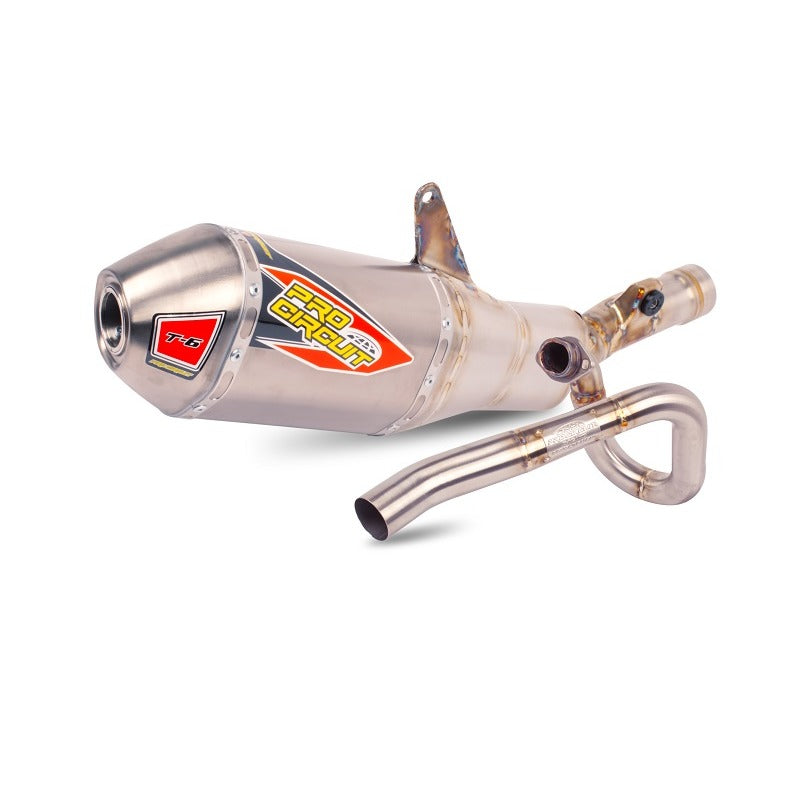 CRF450R 21-26 T6 PRO BC SYSTEM | Ti Silencer, Ti End Cap, S/less Tubing 2026 FIM / MA Legal