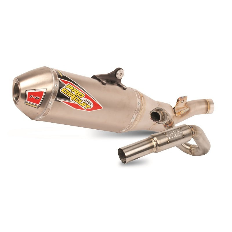 KX450 24-26 T6 PRO BC SYSTEM | Ti SILENCER, W/TI END CAP, S/LESS TUBING 2026 FIM / MA LEGAL