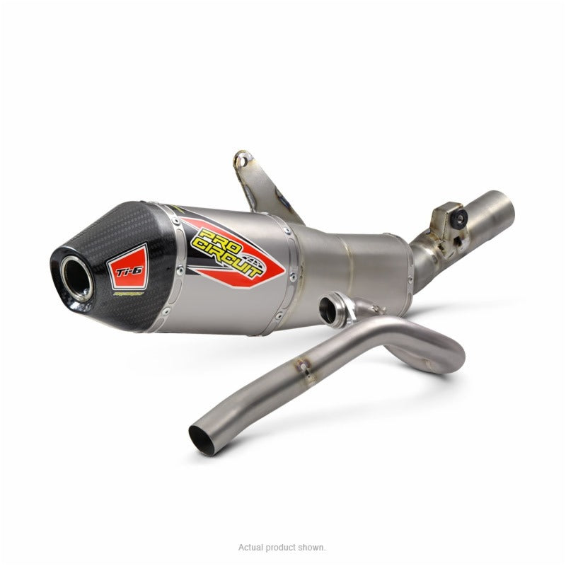 CRF450R 21-26 Ti-6 STD SYSTEM | Carbon End Cap, Full Titanium System, US Spec, not MA Legal