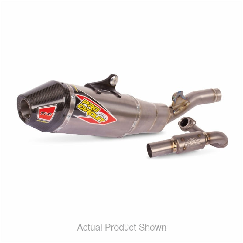 KX250 25-26 Ti-6 STD SYST | CARBON END CAP, FULL TITANIUM SYSTEM, US SPEC, NOT MA LEGAL