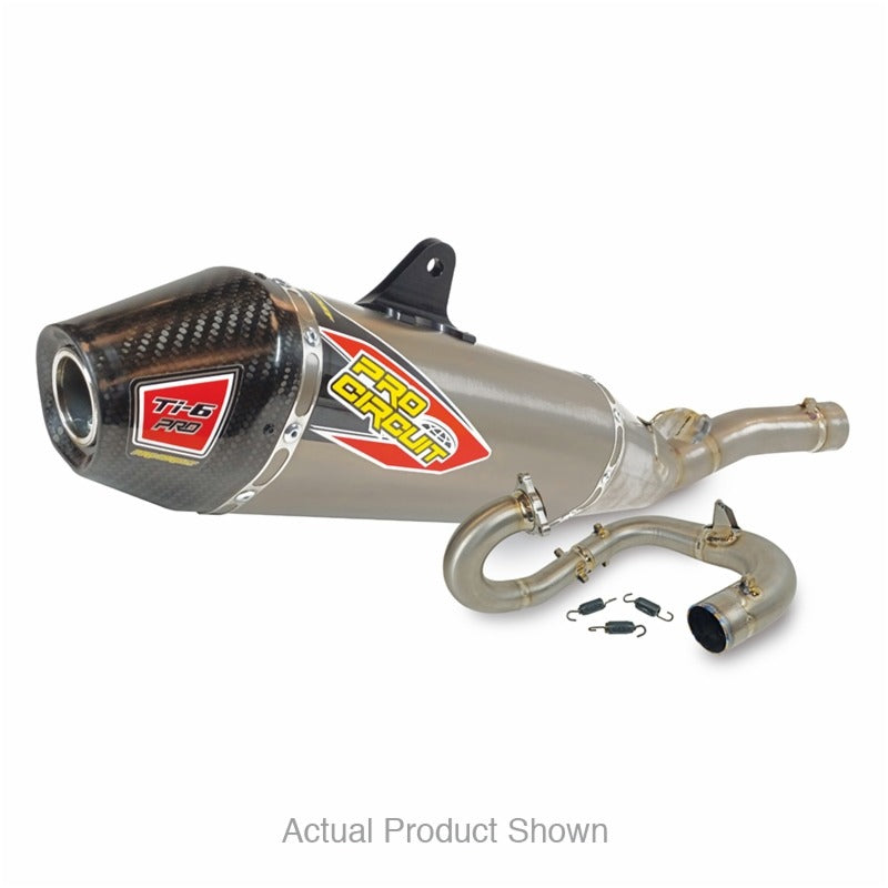 YZ450F 23-25 / WR450F 24-25 Ti-6 PRO | Carbon End Cap, Full Titanium System, FIM legal
