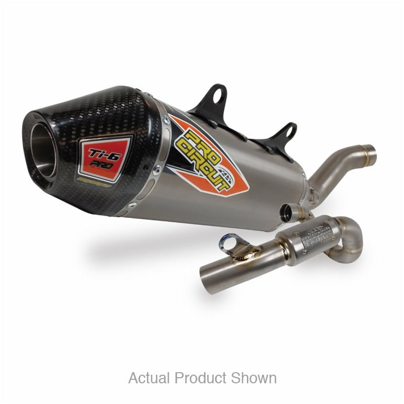 250SXF / FC250 23-25 Ti-6 PRO | System, Carbon End Cap, Full Titanium, FIM legal