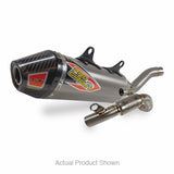 250-350SXF/ FC250-350 23-25 Ti-6 STD | System, Carbon End Cap, Full Ti Sys, US spec not MA Legal