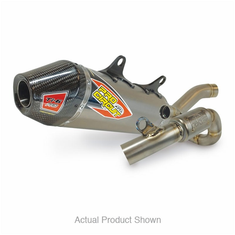 350SXF/ FC350 23-25 Ti-6 PRO | System, Carbon End Cap, Full Ti MA legal