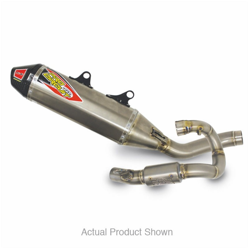450SXF/ FC450 23-25, MC450 24-25 Ti-6 PRO | System, Carbon End Cap, Full Ti MA legal