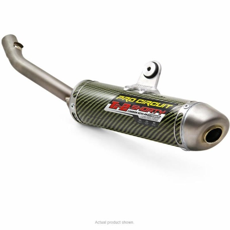 125SX/150SX; TC125 16-18 Ti-2 SHORTY SILENCER, CARBON / KEVLAR / TITANIUM $#$