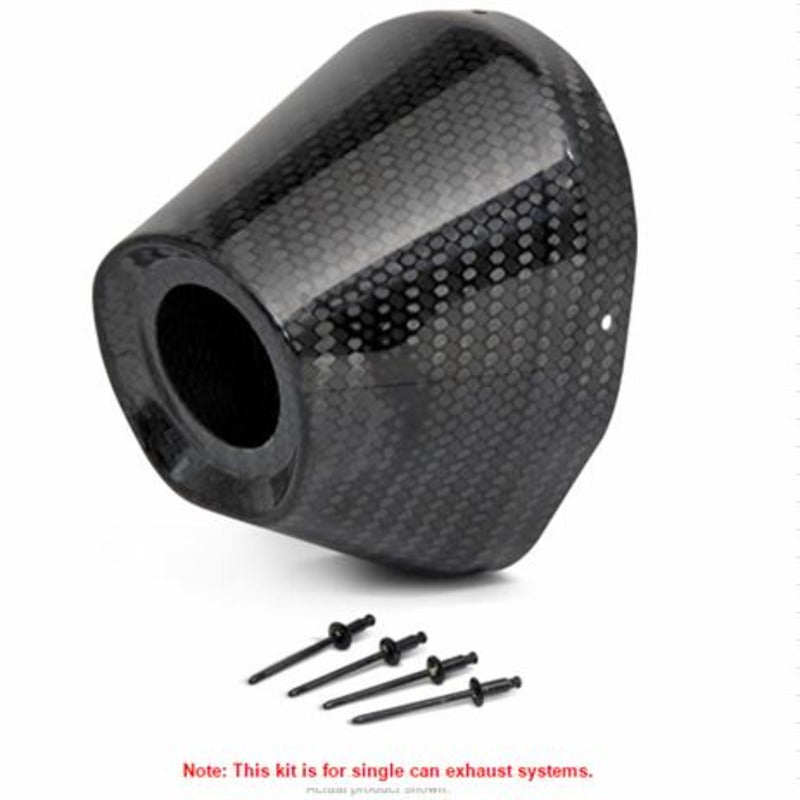 T5/T6 4.5" CARBON END CAP | 4.5" outer, with 1.5 " hole