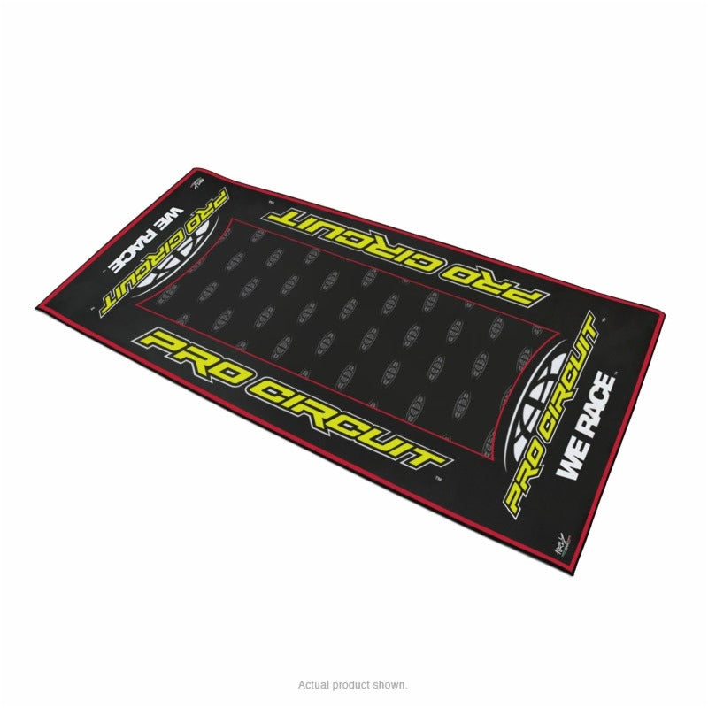 PRO CIRCUIT PIT RUG | YELLOW / RED