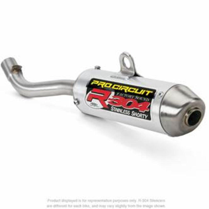 RM250 01-05 07-08 R-304 SHORTY SILENCER (DOES NOT FIT 2006)