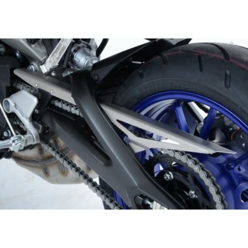 Chain Guard Upper Alloy Silver, Yamaha MT-09 up to '16 / MT-09 Tracer / MT-09 SP '18-'20 / XSR900