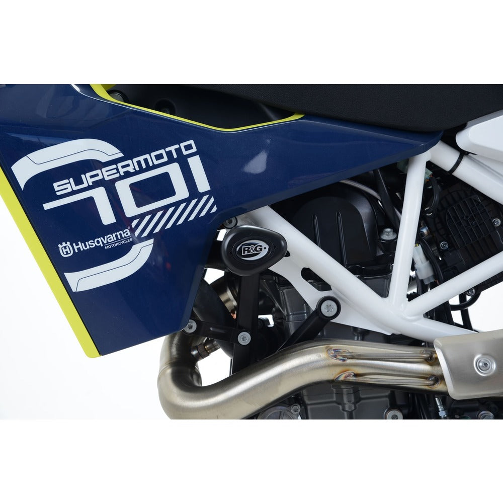 Crash Protectors AERO Husq 701 Enduro/Supermoto '16- '24 & KTM SMC-R 690 '19- BLACK