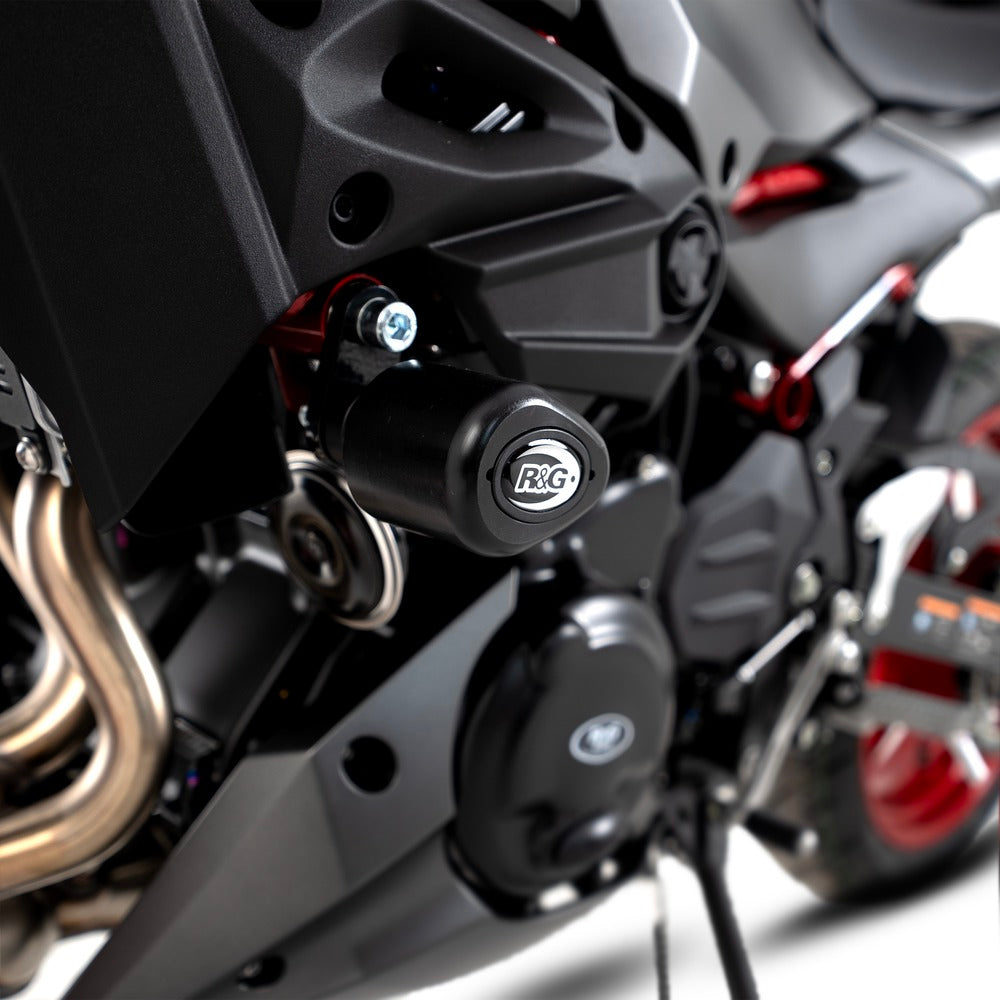 Frame Sliders AERO No-Cut Kaw Ninja 250/400 '18, Z400/ Z250 '19-, Z500 (Ninja) '24- BLACK