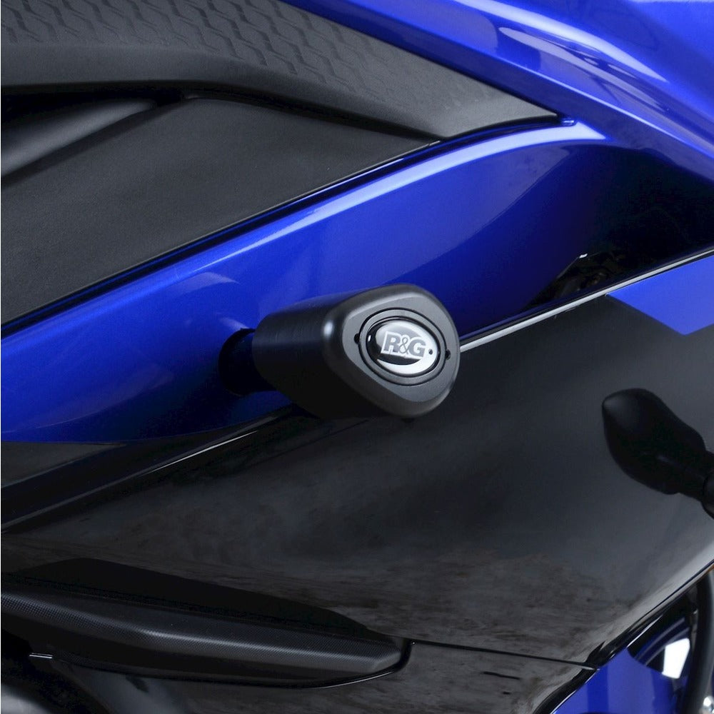 Crash Protectors AERO YZF-R25, YZF-R3 / YZF-R3 '25- RACE FAIRINGS ONLY BLACK
