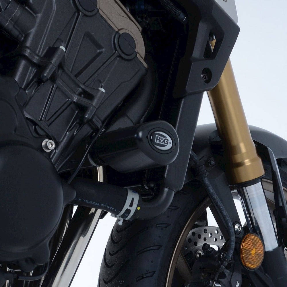 Crash Protectors AERO Hon CB650R '19- (inc. e-clutch models) BLACK