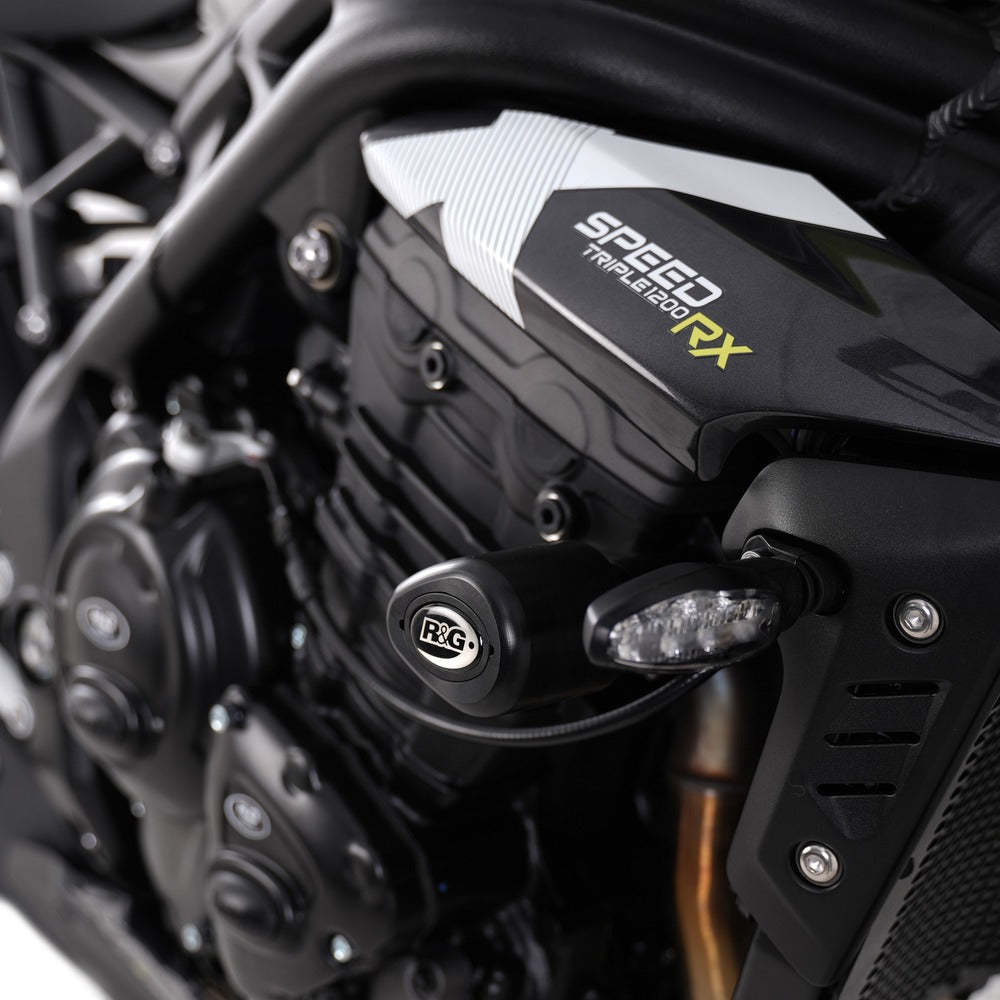 Crash Protectors AERO Trmph Speed Triple 1200 RR / RS / RX BLACK