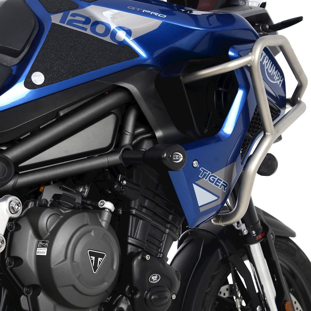 Crash Protectors AERO Trmph Tiger 1200 GT / GT Pro / Rally Pro '22- BLACK