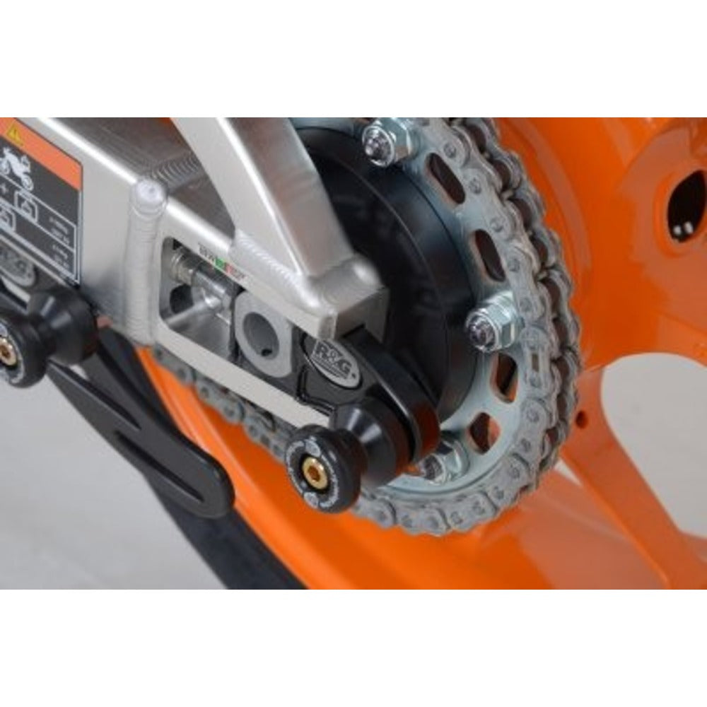 Cotton Reels Offset For Hon CBR600RR and Hon CBR1000RR BLACK