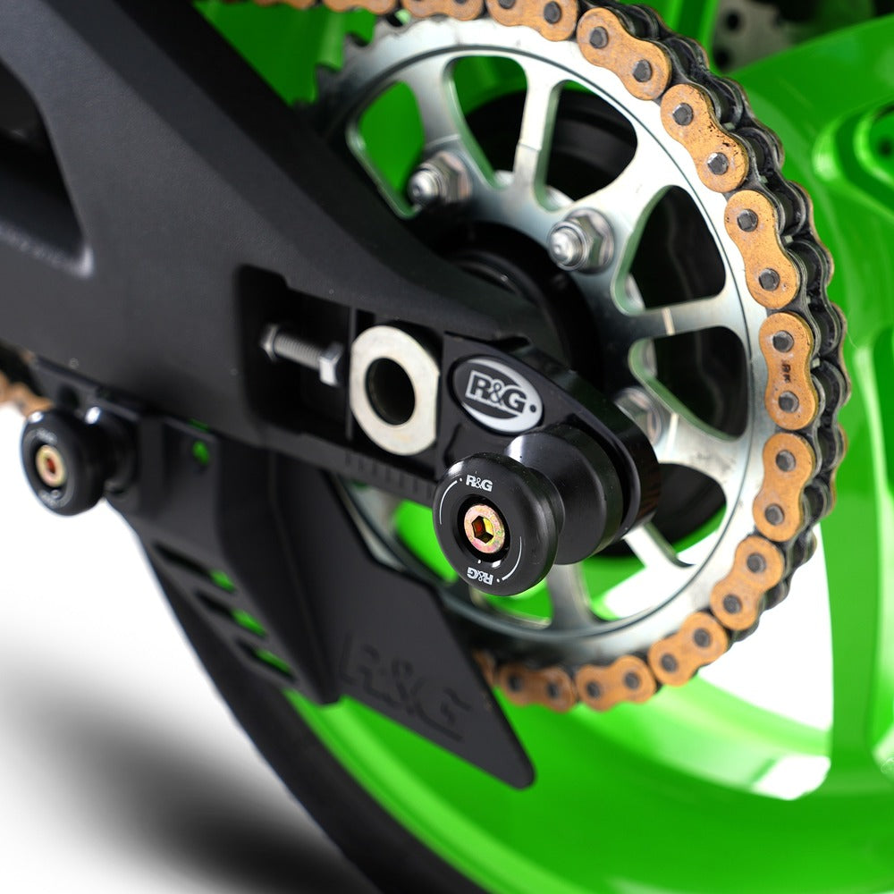 Cotton Reels Offset Kawasaki ZX-10R 2016- / ZX-10RR '21- BLACK