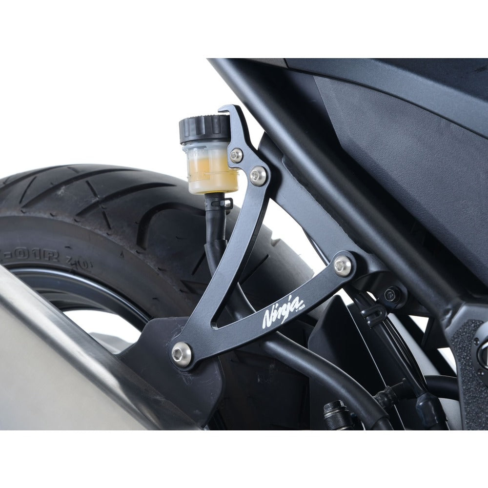 Exhaust Hanger & Blank Plate Kit Ninja 250-300, Z250, Z300 BLACK