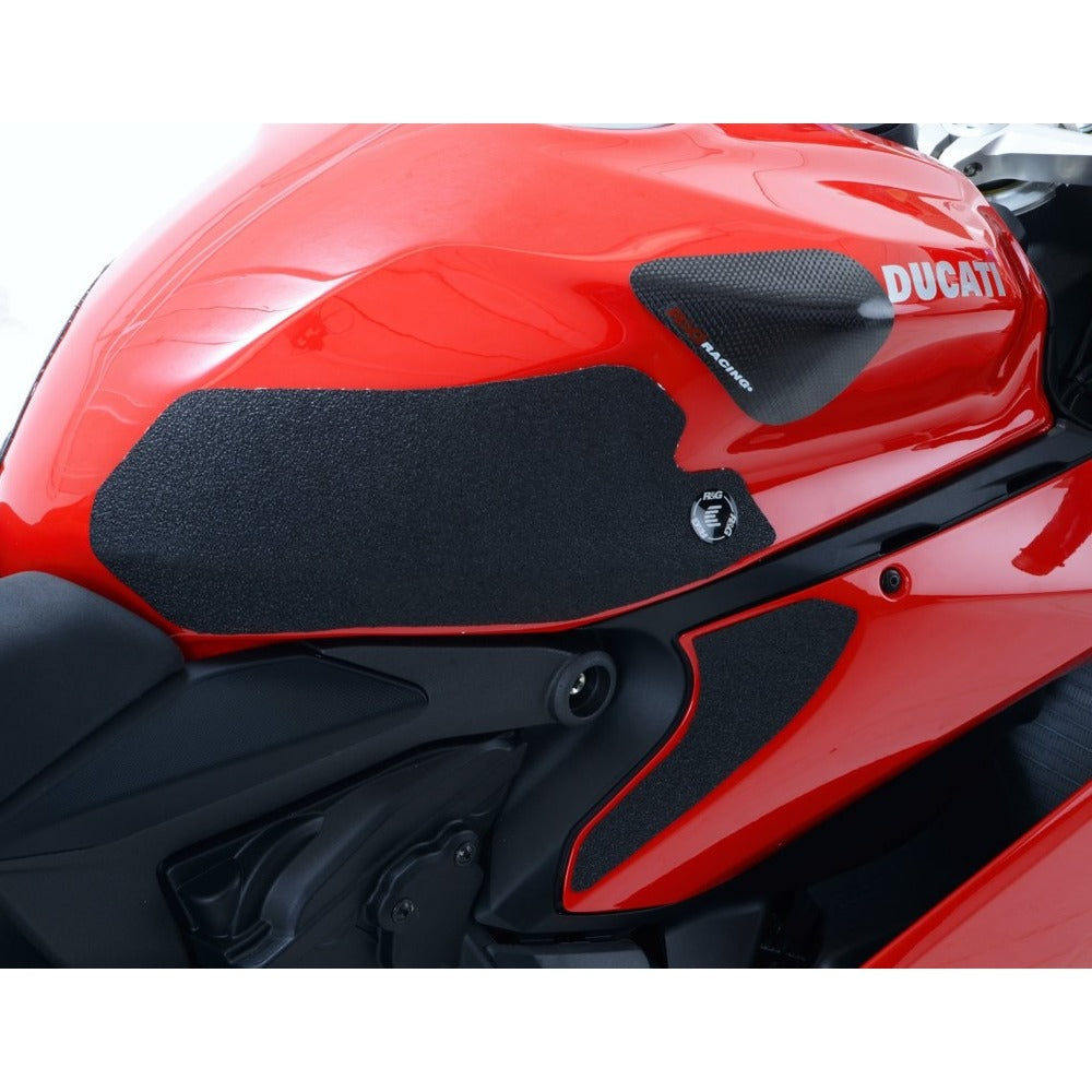 Tank Traction Grips BLACK Ducati 899 '13-/959 '16-/1199 '12-/1299 '15- Panigale/ Panigale V2 Ã¢â‚¬â„¢20- '24