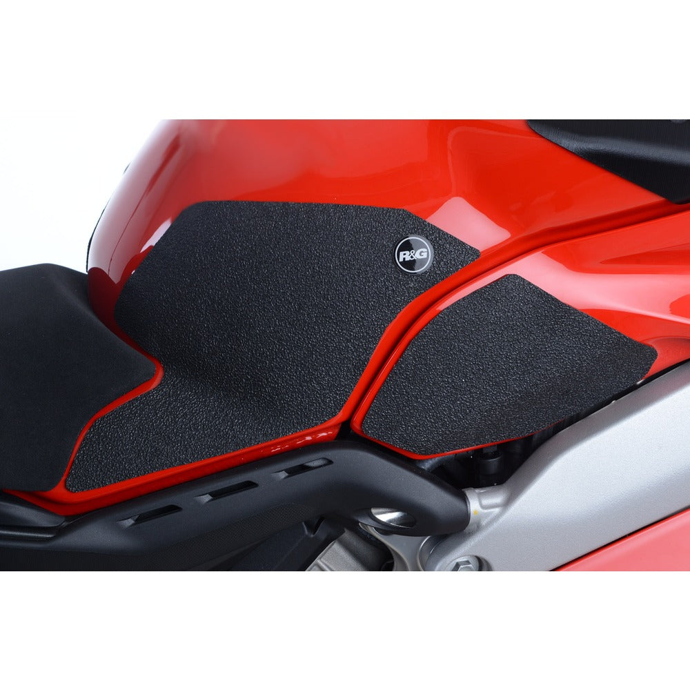 Tank Traction Grips BLACK Ducati Panigale V4, V4S, Speciale '18-'21, V4R '19-'21 & Streetfighter V4 (S) '20-'22 Models