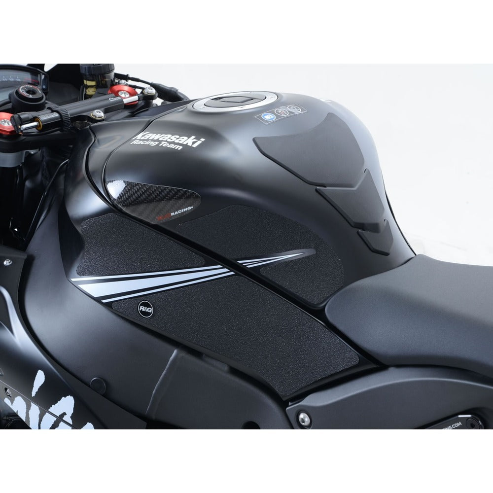 Tank Traction Grips BLACK Kawasaki ZX10R '16-'20