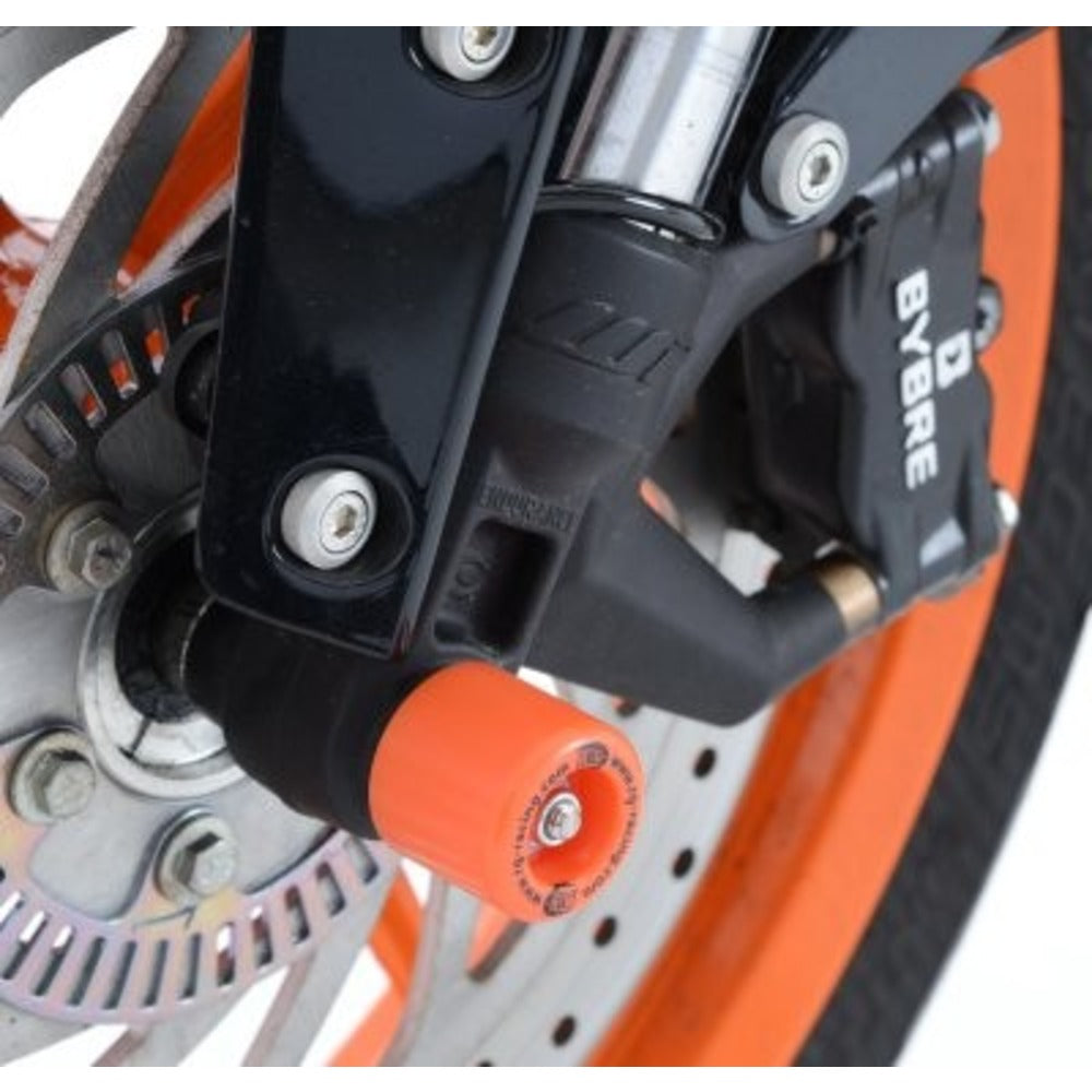 Fork Protectors KTM 125-200-390 Duke, RC125-200-390, Husq Svart/Vit 401, Svart 125