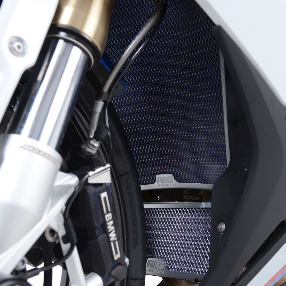 Oil Cooler Guard Titanium Racing S1000RR '19-, S1000R '21-, Sport/M Sport '21-'24, M1000R/RR