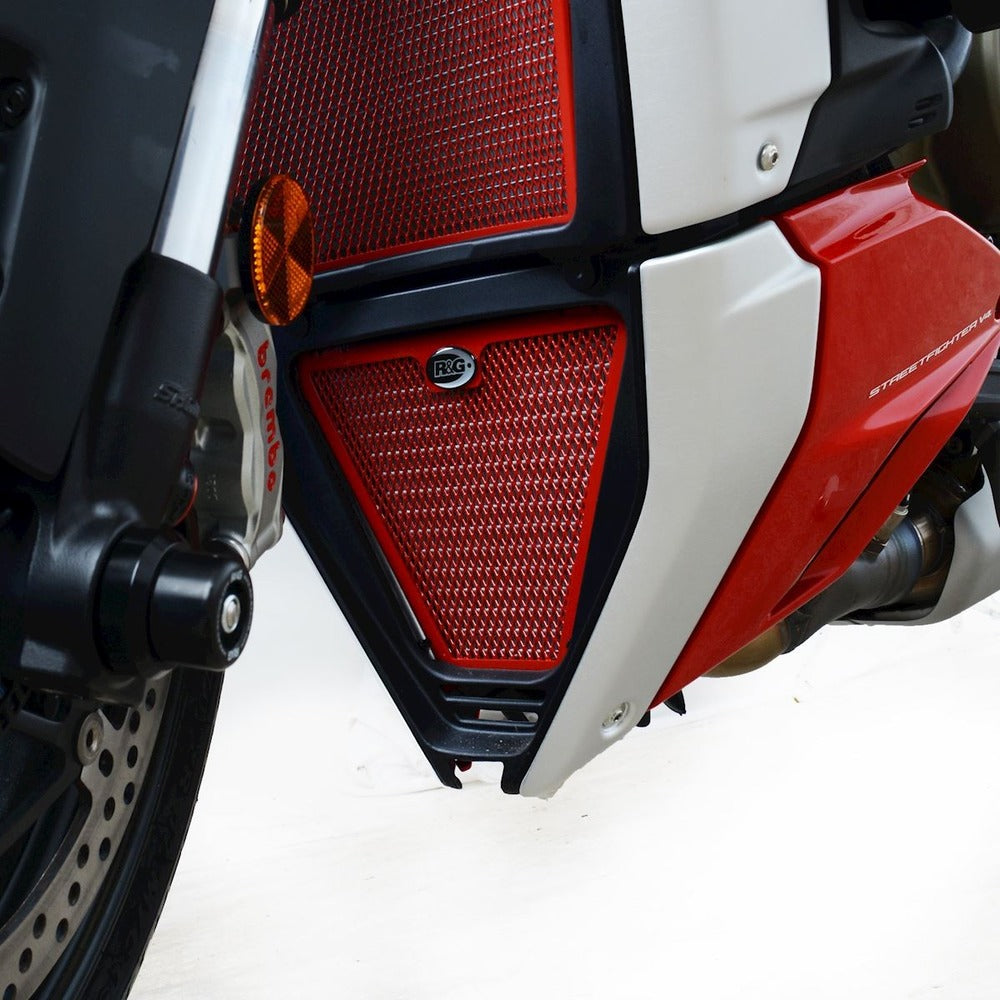 Oil Cooler Guard BLACK Streetfighter V4(S), Panigale V4R, Panigale V4(S), Panigale Speciale