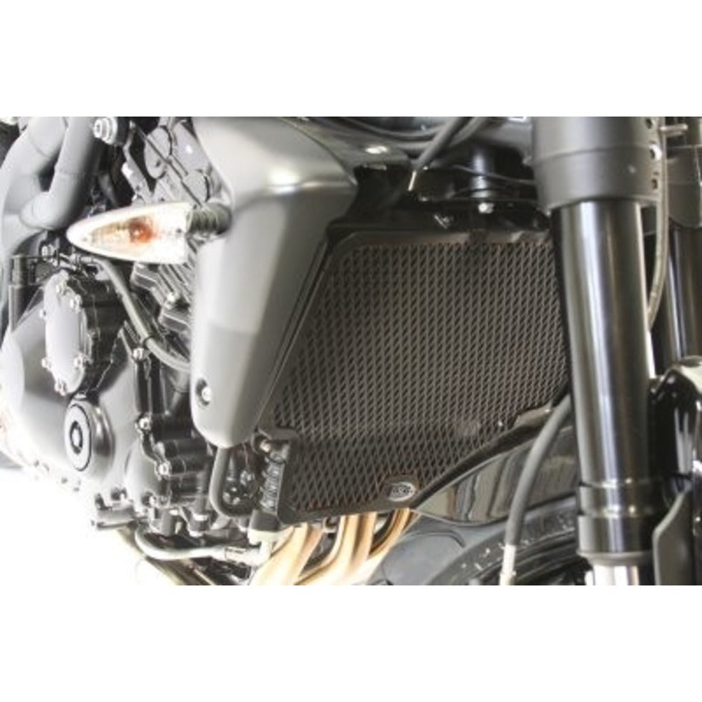 Radiator & Oil Cooler Guard BLACK - Trmph Speed Triple '06-'09