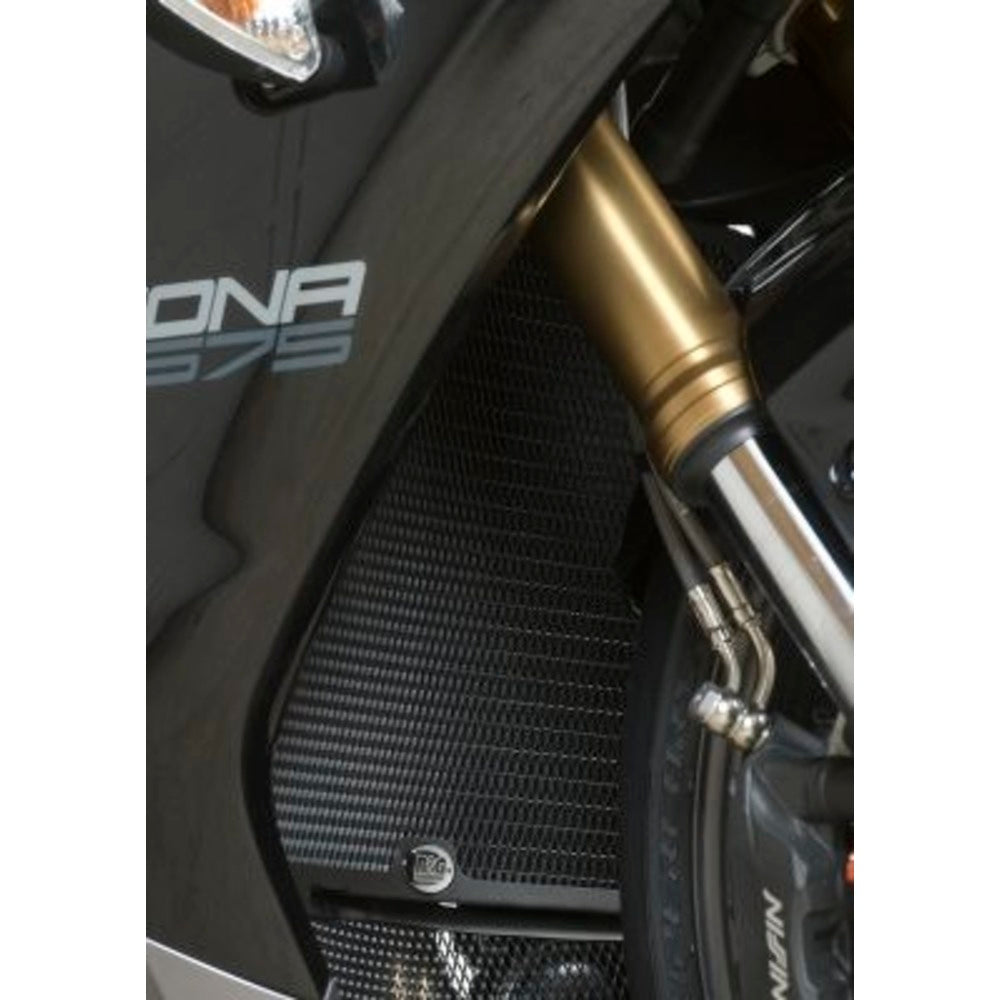Radiator Guard BLACK - Triumph 675 Daytona '13-