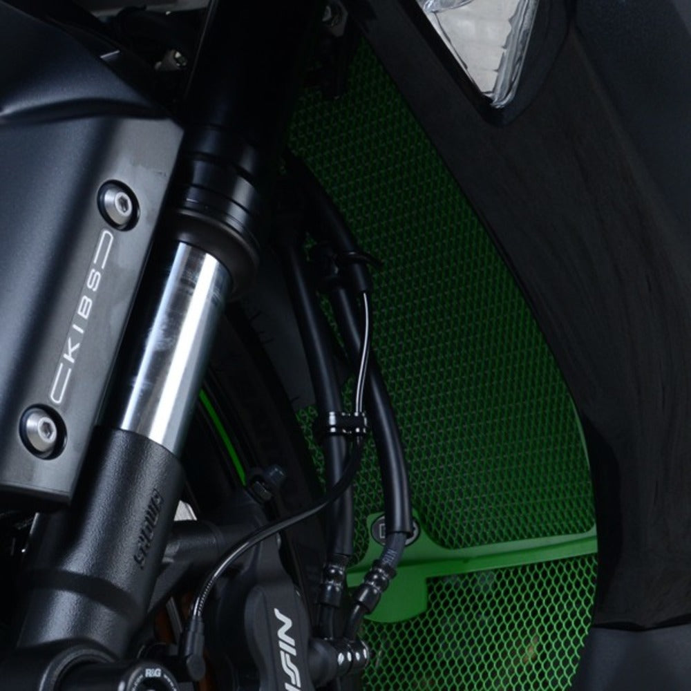 Radiator Guard BLACK - Kawasaki ZX636 '19-'21