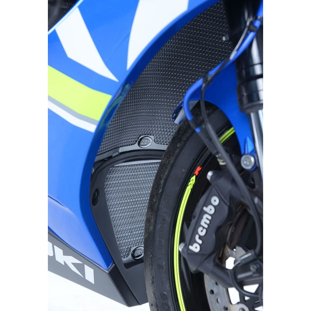 Radiator & Oil Cooler Guard Set BLACK - Suz GSX-R1000/R '17-