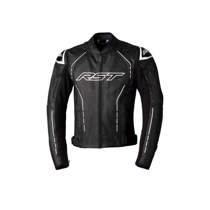 RSJL2977 S-1 CE LEATHER JACKET BLACK-WHITE (12)