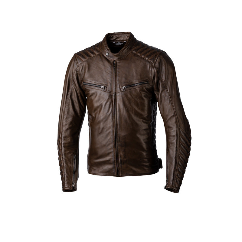 ROADSTER 3 CE LEATHER JACKET BROWN