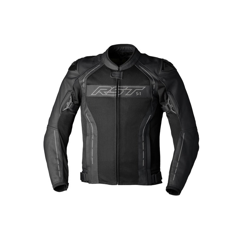 RSJL3465 S-1 VENTED LEATHER / MESH JACKET BLACK (10)