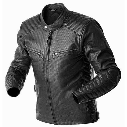 RSJL3638 ROADSTER AIR D30 CE LEATHER JACKET BLACK