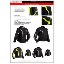 AXIS CE SPORT WATERPROOF JACKET BLACK-WHITE