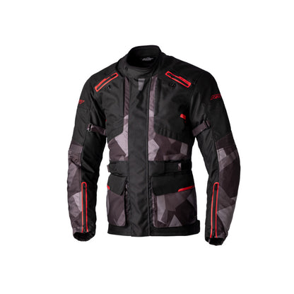 RSJT2979 Endurance CE Waterproof Jacket Black Camo-Red (30)