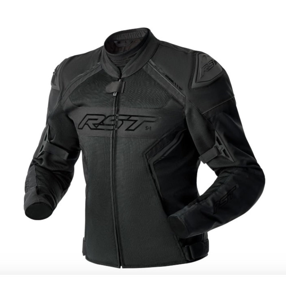 RSJT3630 S1 D30 CE LADIES VENTED TEXTILE JACKET BLACK