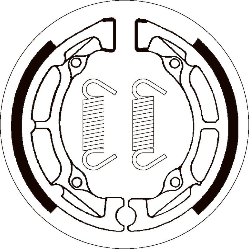 SBS 2020 BRAKE SHOES | WITH SPRINGS