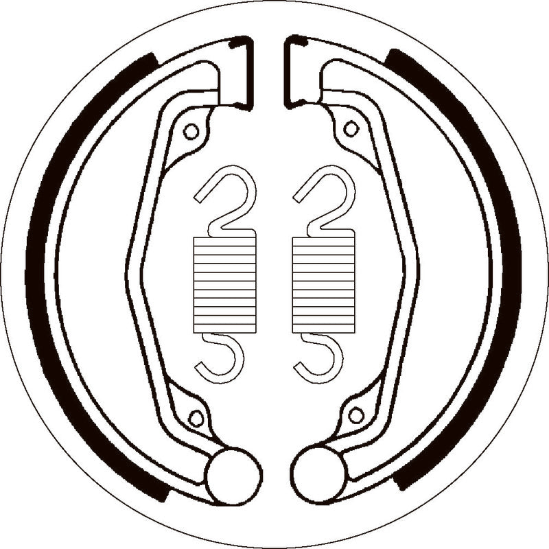 SBS 2023 BRAKE SHOES | WITH SPRINGS