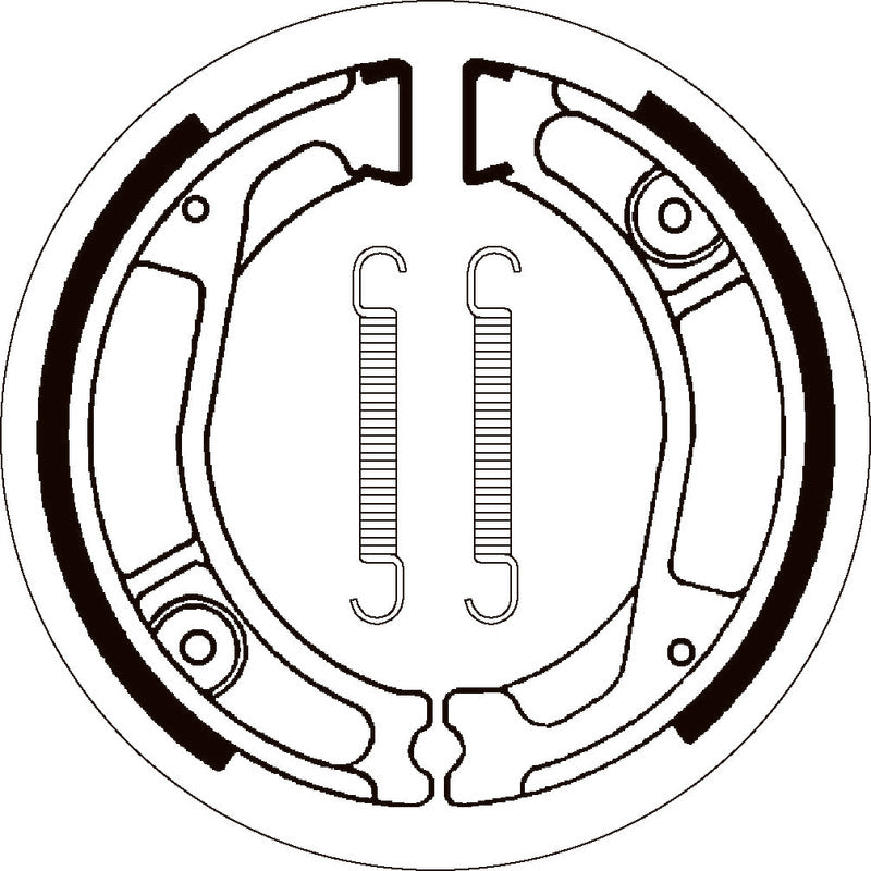 SBS 2029 BRAKE SHOES | WITH SPRINGS
