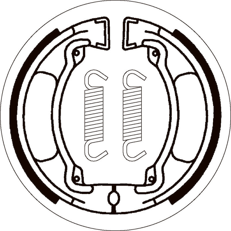 SBS 2032 BRAKE SHOES | WITH SPRINGS