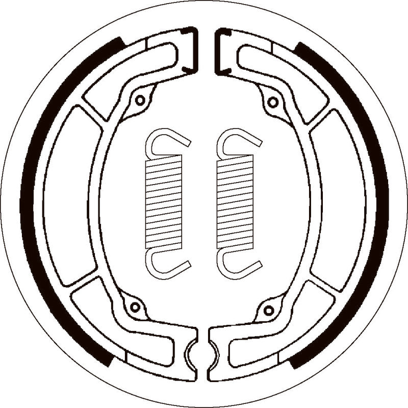 SBS 2033 BRAKE SHOES | WITH SPRINGS